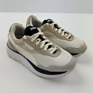 PUMA Cruise Rider Silk Road Womens 7.5 Beige Platform Sneakers Shoes